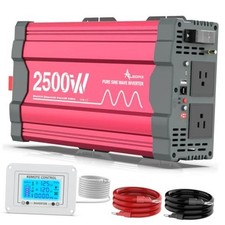2500W Pure Sine Wave Power Inverter 12V DC to 110V 120V Converter picture