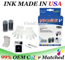 VC premium Black ink Refill Kit  for HP 667/662/680/65/67/901/300XL Cartridges picture