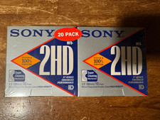 Sony 10MFD- 2HD Floppy Disks IBM Formatted 3.5 Inch 10 Pack (20 Total) NEW picture