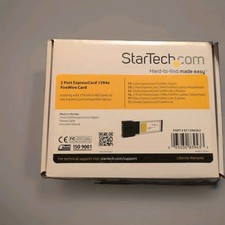 Startech.com 2 Port ExpressCard 1394a FireWire Laptop Adapter Card 400 Ports picture