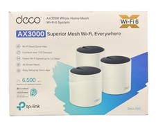 TP-Link Deco X55 AX3000 Mesh Wi-Fi 6 System- Covers Up to 6500 NEW Open Box picture