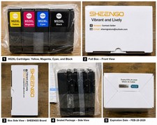 952XL Ink Cartridges Black and Color Combo Pack Compatible for HP Printers picture
