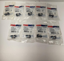 Lot of 9 Leviton 5G108-RE5  Cat 5E Snap in Jack T568 A/B wiring 8P8C picture