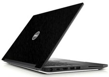 BLACK BRUSHED TEXTURED Vinyl Lid Skin Cover fit Dell Latitude E7490 7490 Laptop picture