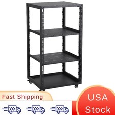 Heavy Duty 12/15U Open Frame Network Server Rack Made Of 1.2mm Steel, 19-Inch Eq picture