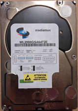 Mediamax WL2000GSA6472E 2.0 TB SATA-III Hard Drive (Enterprise Surveillance) picture