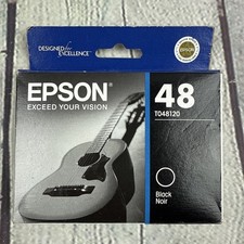 EPSON 48 T048120 BLACK COLOR INK CARTRIDGE Best Before 12/2021 picture