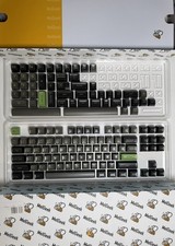 MelGeek Mechanical Keyboard Keycap Set Black Gray Green PBT MX Compatible New picture