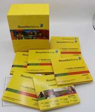 Rosetta Stone Spanish Level 1 2 3 4 5 Incomplete Windows XP Vista Vintage picture