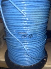 100', General Cable 7132849 GenSPEED Cat 6A 4 Pair 23 AWG Blue Ethernet Cable picture