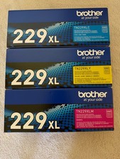 Brother Genuine OEM TN229XL High Yield Cyan, Yellow, Magenta Toner Cartridges picture