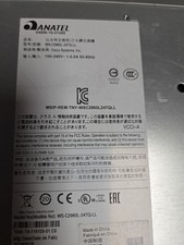 Cisco Anatel Catalyst 2960-X Series Switch WS-C2960L 24TQ LL picture