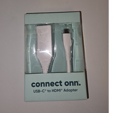 onn. USB-C to HDMI Adapter White Connect onn WIAWHT100008322 picture