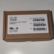 1x CISCO 1 GbE SFP Copper Module 1000Base-T - NEW picture