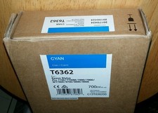 12-2018 NEW EPSON T6362 Cyan Ink 700ml for Stylus Pro 7890/7900/9890/9900 picture
