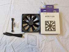 NZXT Aer F120 120mm PWM PC Case Cooling Fan Black New Open Box Complete picture