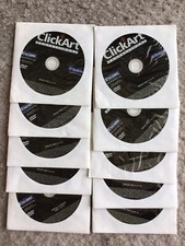 ClickArt Professional ( Rare 10 DVD Set ) No Box, Excellent Condition Encore, picture