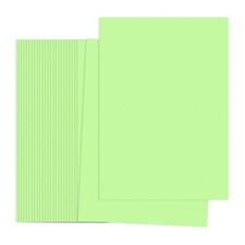 Light Green Color Copy Paper, 50 Sheets 8.3x5.9
