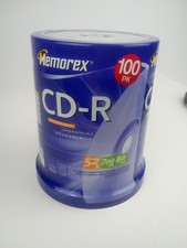 Memorex CD-R 52X 700mb 80min - 100 pack - Factory Sealed Brand New picture