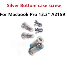 100sets/lot New Laptop Bottom Case Screw Silver For Macbook Pro 13.3