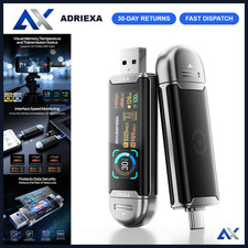 128GB USB Drive with Smart Display, 1090MB/s USB 3.2 Gen2 Type C SSD for 4K Vide picture