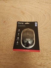 iHome Optical 3 Button Corded Precision Mouse Black Sealed New picture