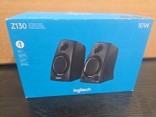 Logitech Z130 Compact 2.0 Speakers 3.5mm Black 980-000417 10W picture
