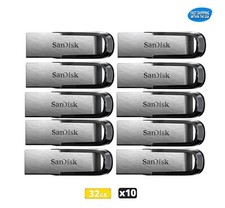 Sandisk Ultra Flair 32GB Flash Drive USB 3.0  Pen Drive Thumb Drive (10 Pack) picture