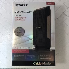 NETGEAR Nighthawk CM1200-100NAS DOCSIS 3.1 Cable Modem UNUSED picture