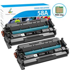 [With Chip] 2x CF258A 58A Toner Cartridge For HP LaserJet M404dn MFP M428fdw lot picture
