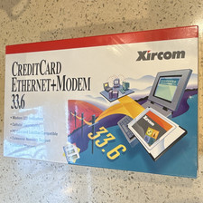 Xircom CreditCard Ethernet+Modem 33.6 CE33-100 PC Card/CardBus RJ-45 RJ-11 picture
