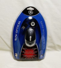 GE Mini-Mouse with Retractable Cord (98094) Optical Precision (new sealed) picture