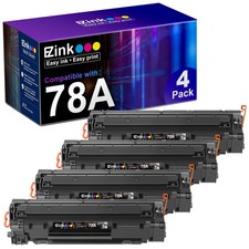 E-z Ink Compatible Toner Cartridges 4 Pack For Hp 78A Ce278a Laser Printer picture