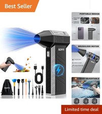 Compressed Air Duster - 3-Gear Adjustable Rechargeable Air Duster picture