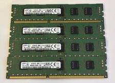 Lot of 4x Samsung 4GB 1Rx8 PC3-12800R RDIMM DDR3 ECC Registered Server RAM picture