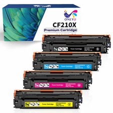 4PK High Yield CF210X 131X Toner Cartridge Set Pro 200 For HP Laserjet M251 M276 picture