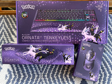 Razer x Pokemon Espeon & Umbreon Bundle Ornata V3 Cobra Gigantus NEW Ships Today picture