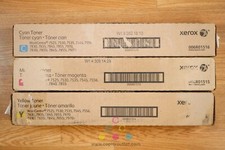 Cosmetic Genuine Xerox CMY Toner Cartridges WorkCentre 7525 7530 7535 7545 7556 picture