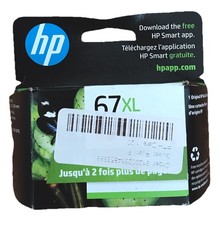 Genuine HP 67XL Tri-Color Ink Cartridge-New-Exp.MAR 2026 picture