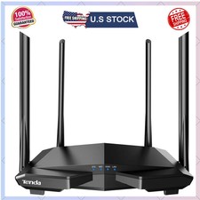 Tenda AC6 AC1200 Dual Band Smart WiFi Router 4 Port Fast Ethernet Wireless Home picture