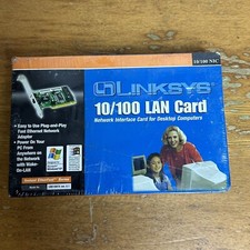 New Linksys EtherFast 10/100 LNE100TX LAN Card PCI Adapter Ethernet Card Sealed picture