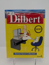 Vintage 1994 Screen Saver Collection Scott Adams Dilbert Windows Comic In Box  picture