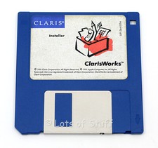 Claris ClarisWorks Software For Mac On 3.5 - Inch Floppy Disks Vintage No SN picture