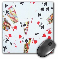 3dRose Playing cards photography - deck of cards photo gift for poker bridge and picture