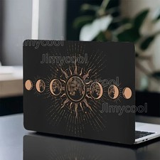 2 Pack Sun and Moon Scratch proof Laptop Stickers Waterproof Wear-resistant  picture