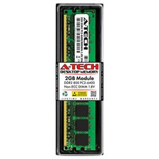 2GB DDR2 PC2-6400 DIMM Replacement for Patriot PVS24G6400LLK Desktop Memory RAM picture