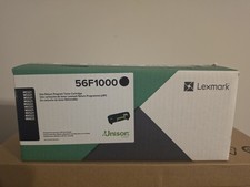 Lexmark 56F1000 Black High Yield Toner Cartridge Genuine OEM Sealed Retail Box picture