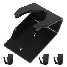Black Plastic Handheld Scanner Bracket Wall Mount with Adjustable Angle for Home picture