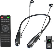 E8 Wireless Neckband Headset, Built-in Sound Card Noise Cancelling Microphone, R picture
