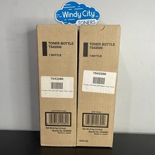Muratec TS42500 Black Toner Cartridge Lot of 2 for Muratec MFX2500 New picture